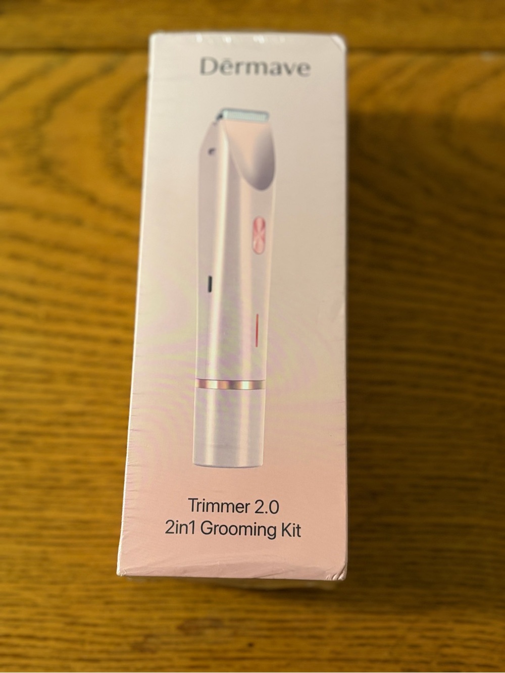 Dermave Trimmer 2.0 Women’s Grooming Tool - Pink with storage